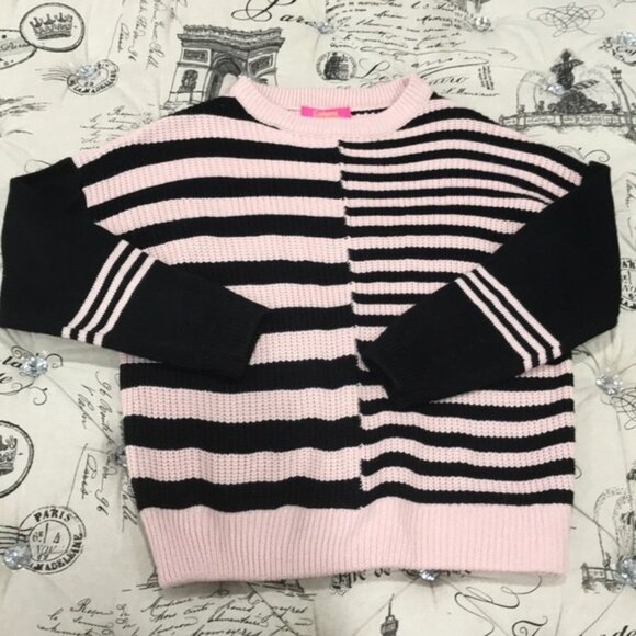 Catherine Catherine Malandrino Striped ColorblocK Sweater - Picture 3 of 5